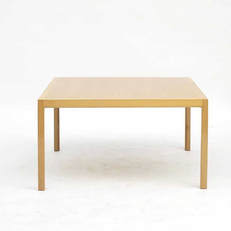 Coffee table in ash wood by Danish furniture designer Bernt Petersen.
Produced by Wørts for Rud Rasmussen, c. 1966.

Untouched condition with normal signs of age and use.
 