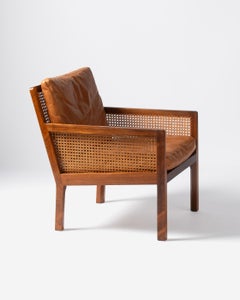Fauteuil de salon Bernt Petersen en bois de rose des années 1960