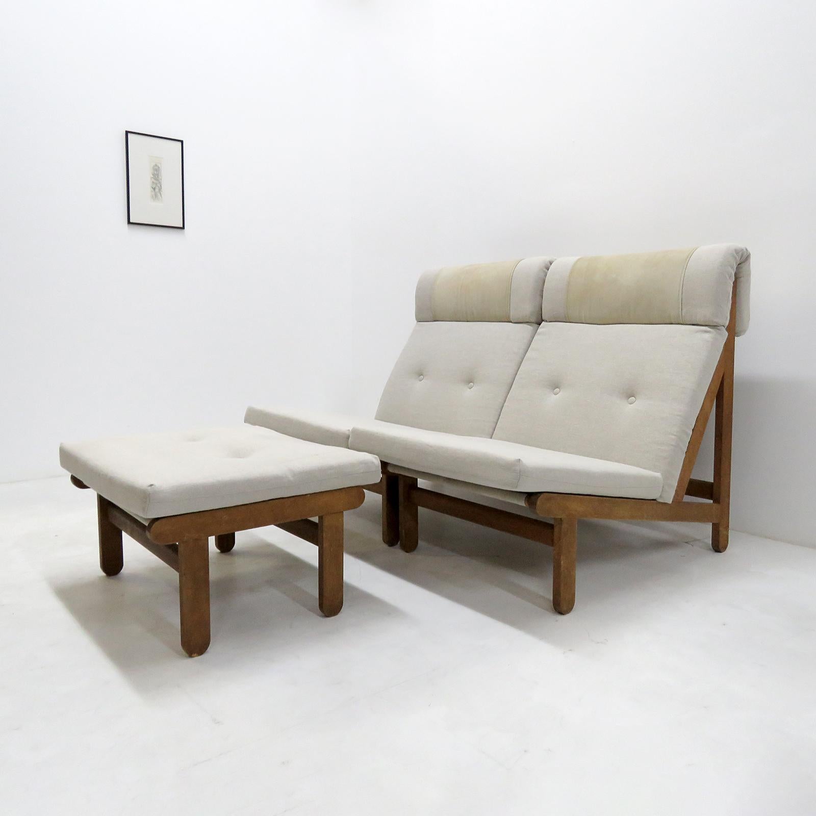 Bernt Petersen Lounge Chairs & Ottoman, 1970 1