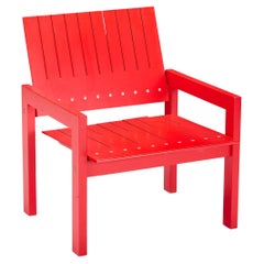 Bernt Petersen Red Crate-Loungesessel für Carl Hansen, Dänemark, 1982