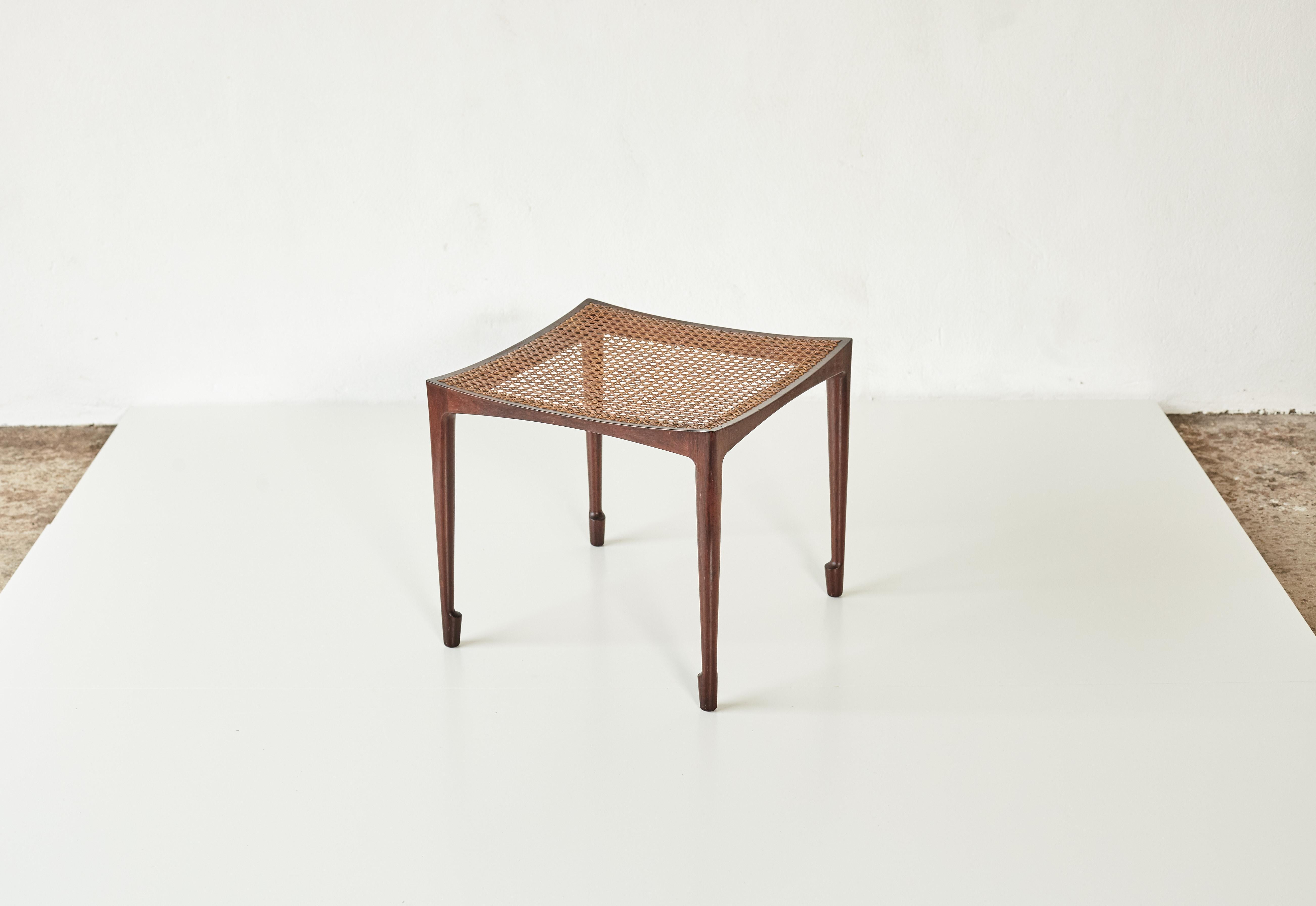 Danish Bernt Petersen Rosewood Stool, 1960s, Denmark