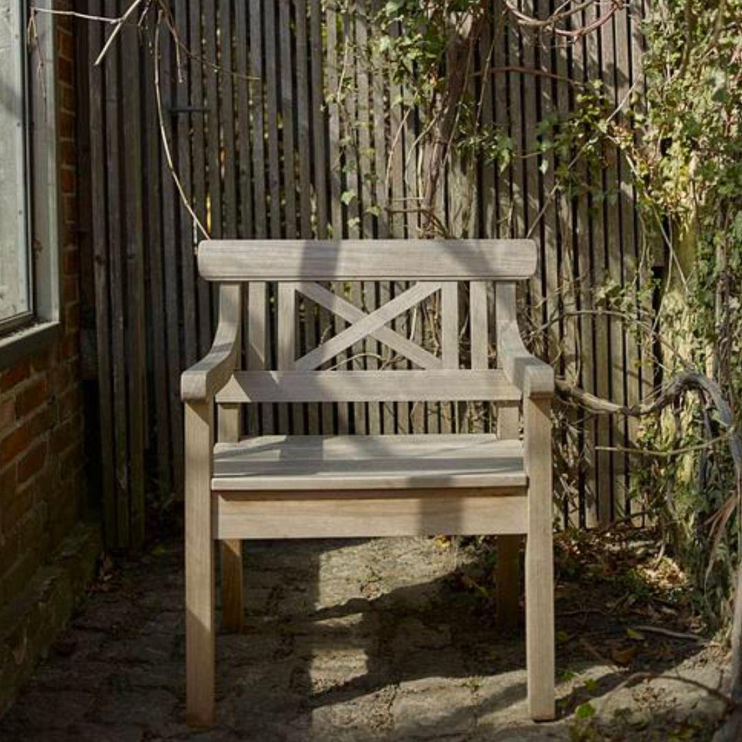 Contemporary Bernt Santesson Outdoor 'Drachmann' Teak Chair for Skagerak For Sale