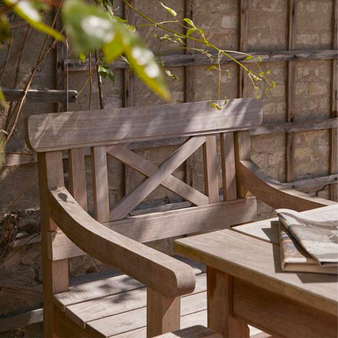 Wood Bernt Santesson Outdoor 'Drachmann' Teak Chair for Skagerak For Sale