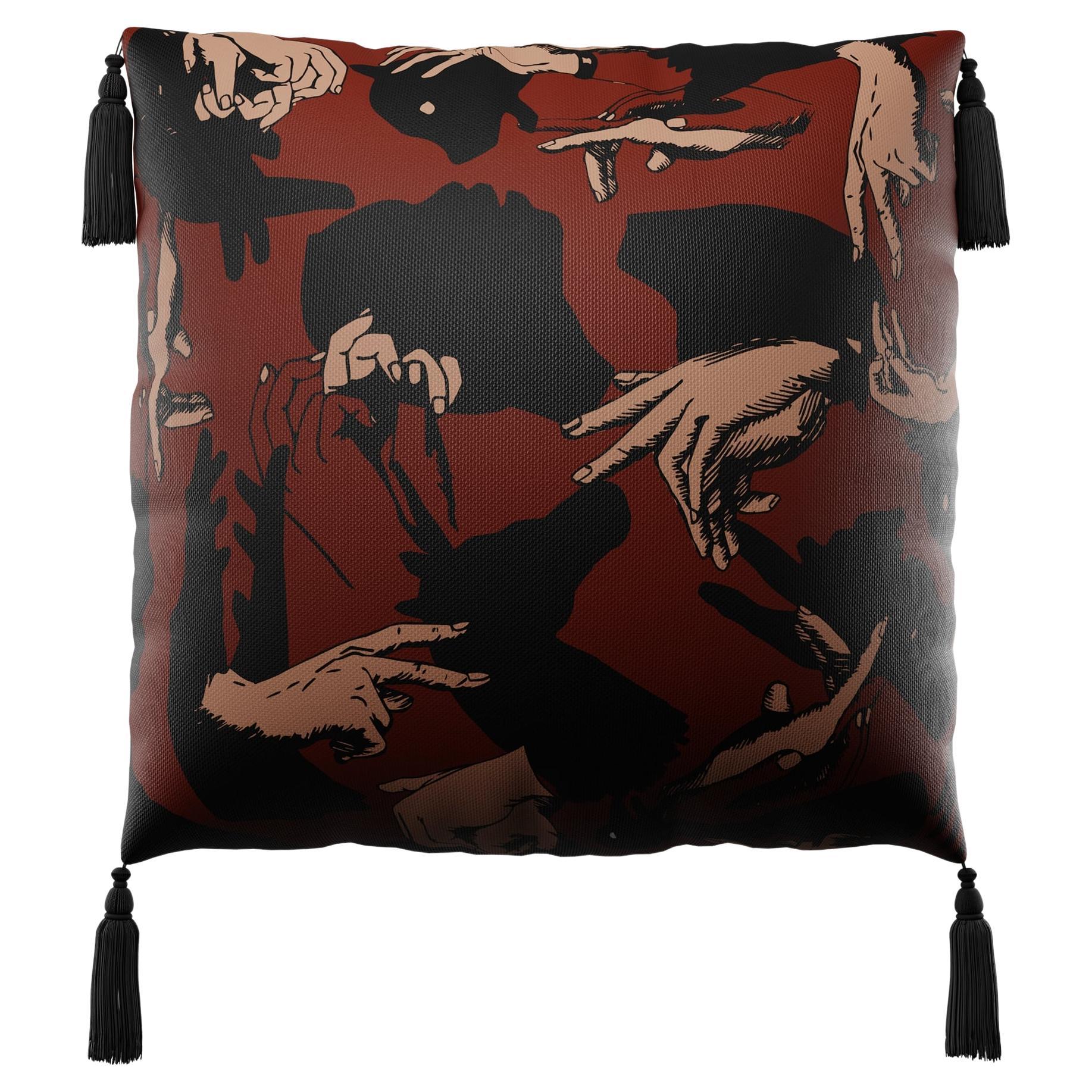 Missoni Home Sigmund Throw and Cushion Set in Black and White Flame Print For Sale at 1stDibs