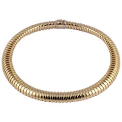 Bersoni Tubogas-Halskette aus 18 Karat Gold