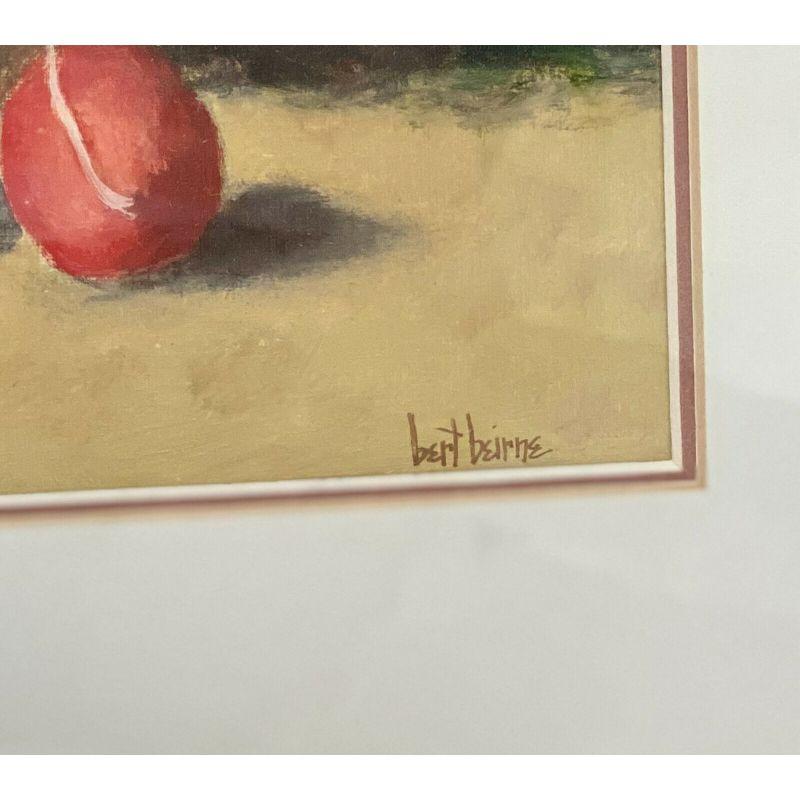 American Bert Beirne Oil on Board or Panel Painting, Radishes, Signed For Sale