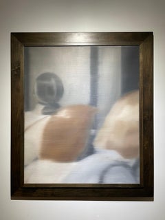 Deviazioni astratte del dopoguerra Pittura d'interni Donna al davanzale