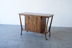 Bert England Carrito de Bar / Mueble Servidor Brutalista de Tendencia Avanzada