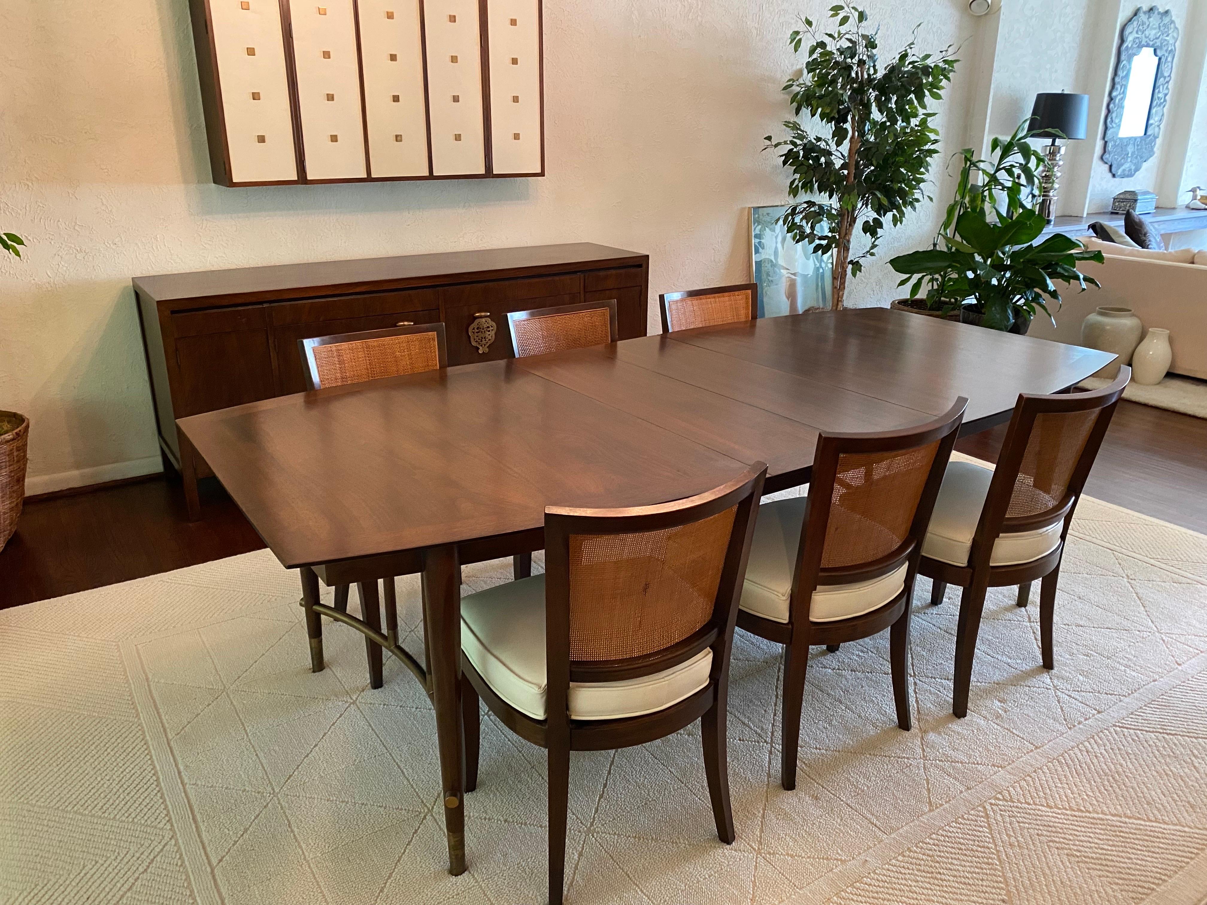 Bert England for Johnson Furniture Dining Room Table and 6 chairs For ...