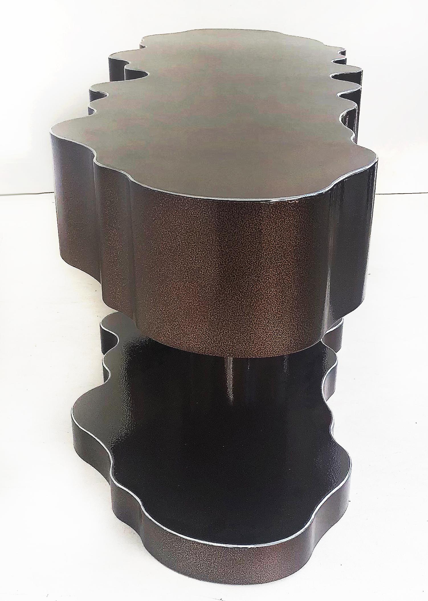Bert Furnari Abstract Sculptural Coffee Table, Aluminum Powder-Coated Finish In New Condition In Miami, FL