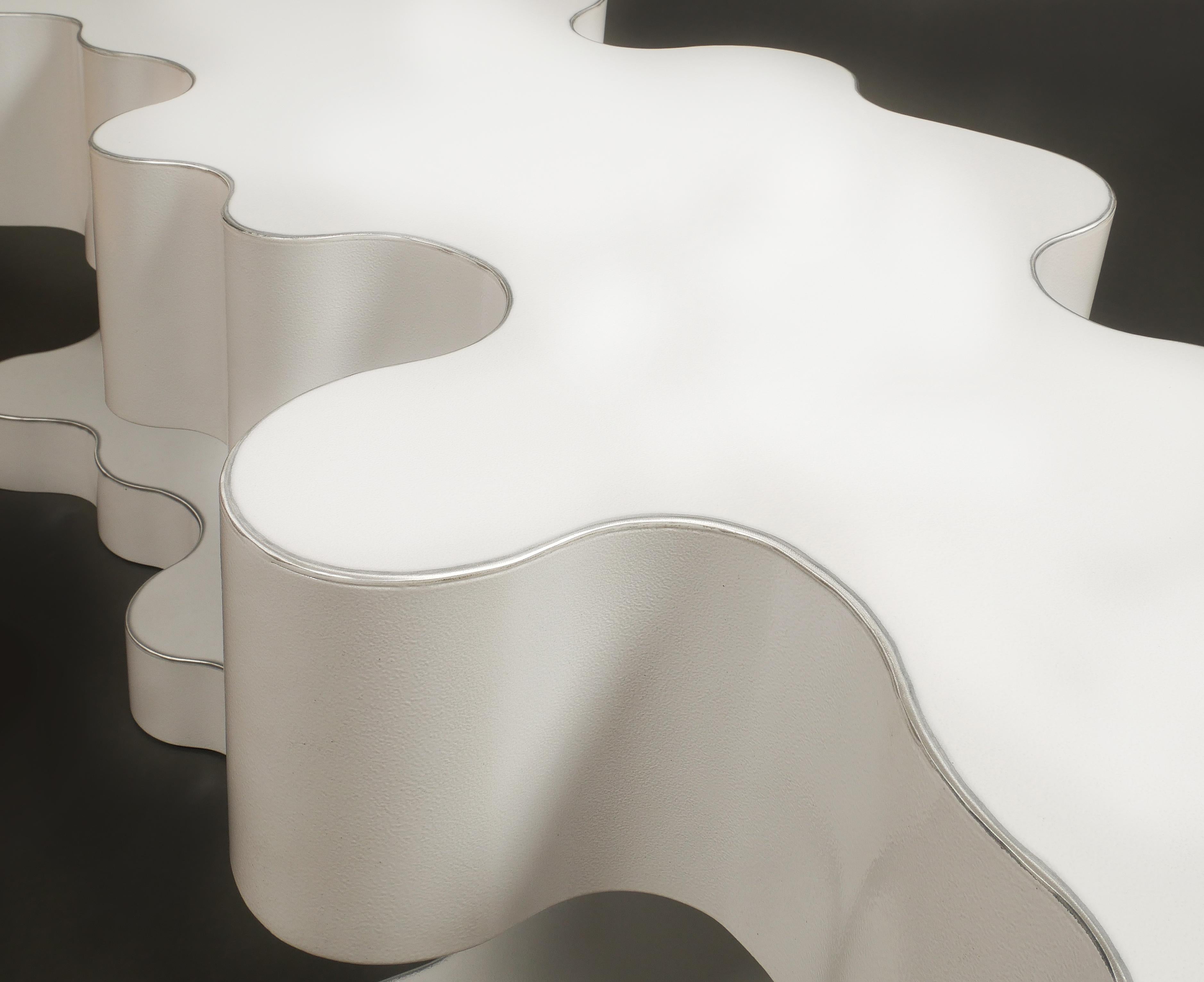 Contemporary Bert Furnari Studio Abstract Pedestal Coffee Table