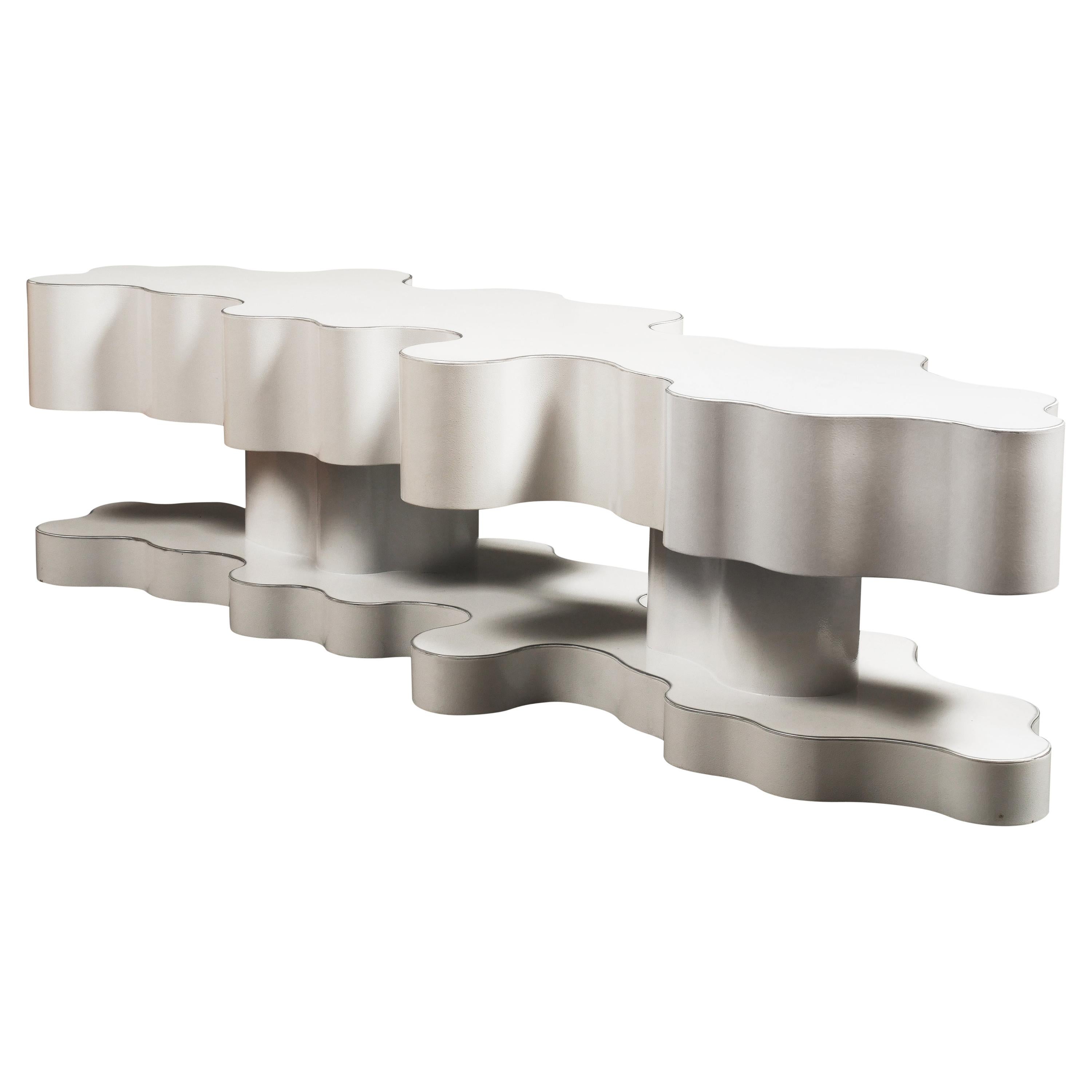 Bert Furnari Studio Abstract Pedestal Coffee Table