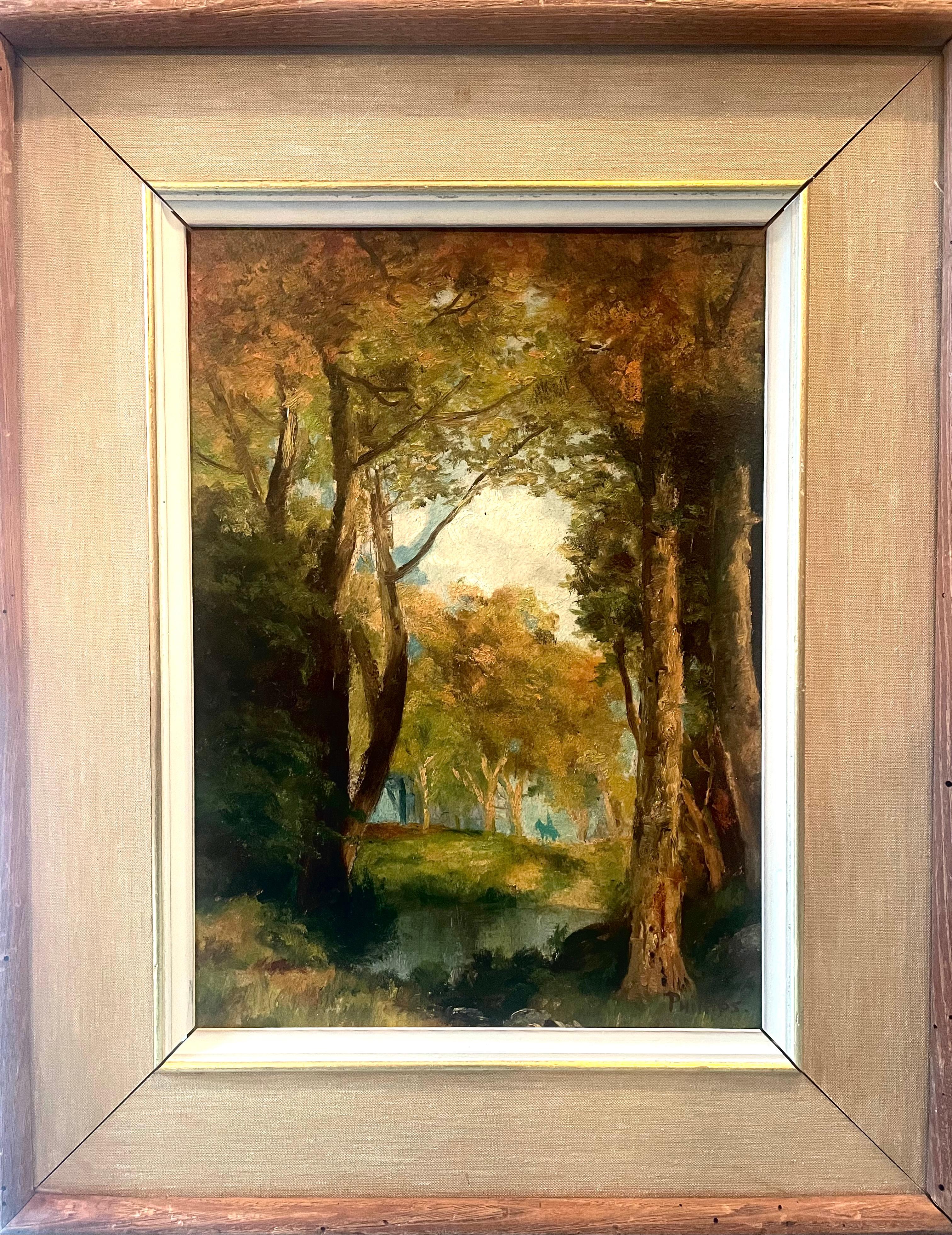 "In The Woods" - Painting by Bert Geer Phillips