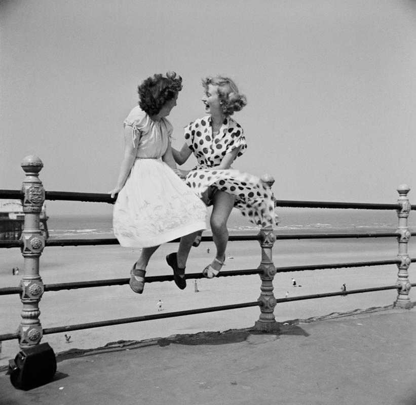 Blackpool Railings - Photograph by Bert Hardy