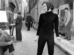 Vintage "Hepburn At Paris" by Bert Hardy