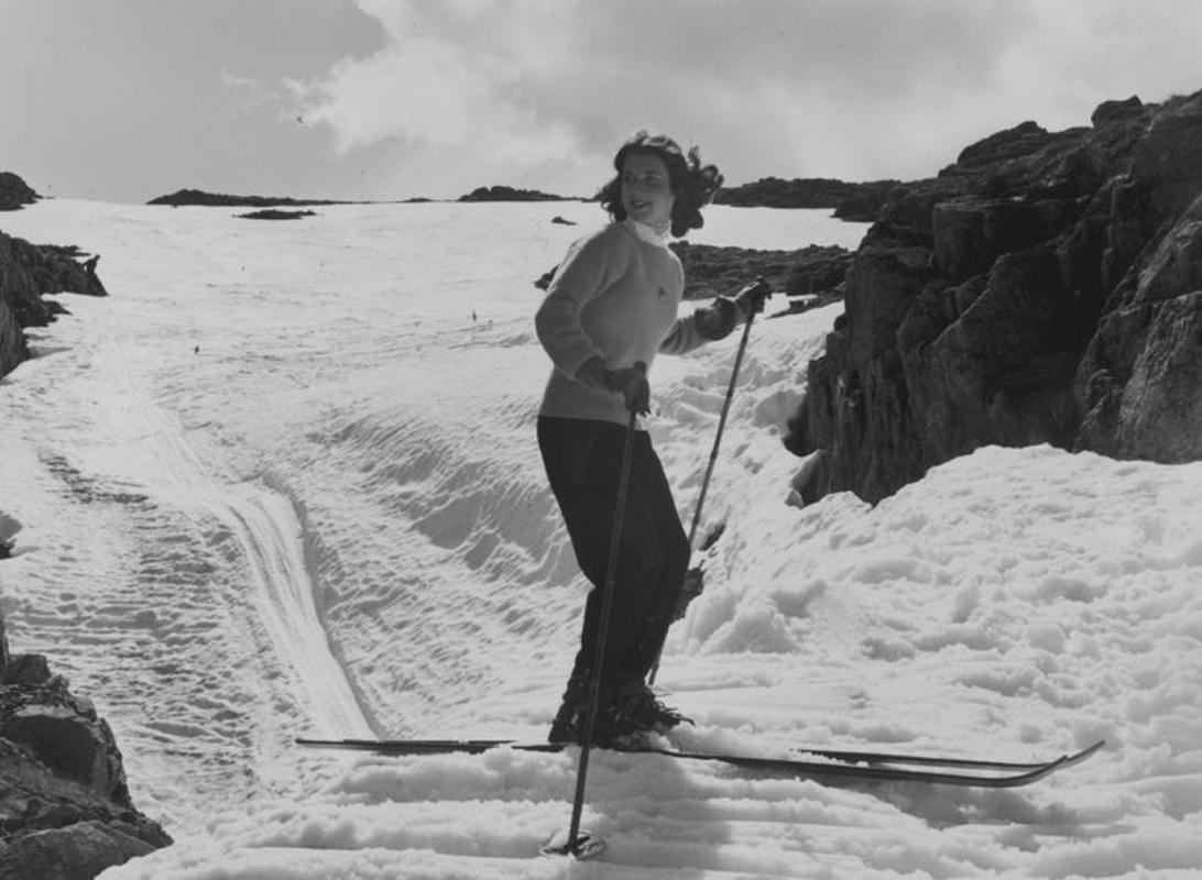 Lone Skier - Photograph by Bert Hardy