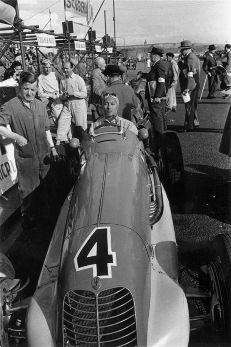 Bert Hardy Black and White Photograph - Racing Car