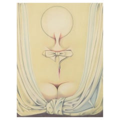 Bert Johnny Nilsson, Sweden. Color etching with a surrealist motif. 1976