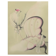 Bert Johnny Nilsson, Swedish artist. Surrealistic color etching. 1976 Bert Johnny Nilsson, Swedish artist. Surrealistic color etching. 1976