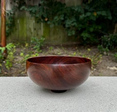 Bol à cocobolo tourné à la main Bert Marsh, 20e siècle