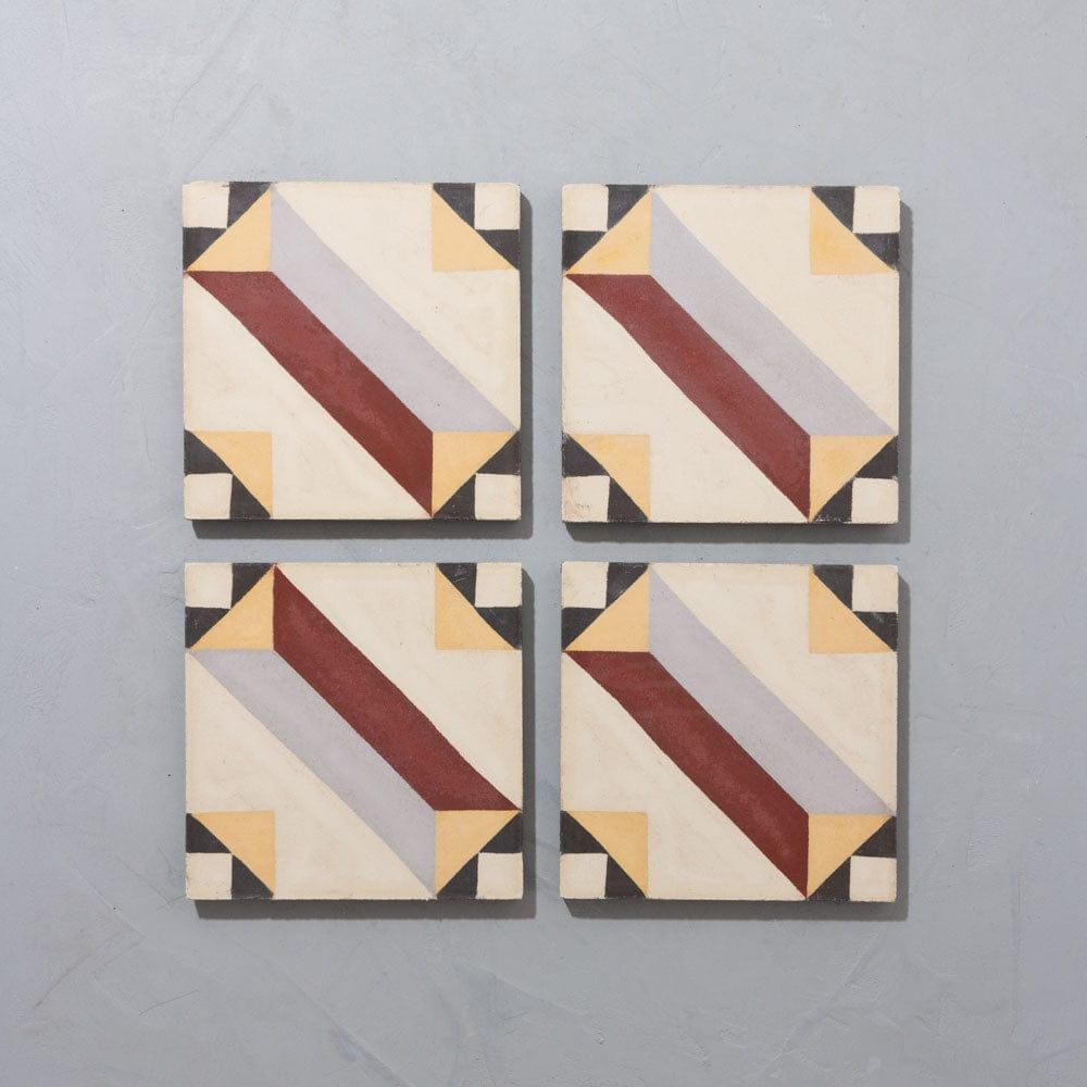 Spanish Bert & May - Handmade Bilbao Encaustic Tile (Sold per m2)  For Sale