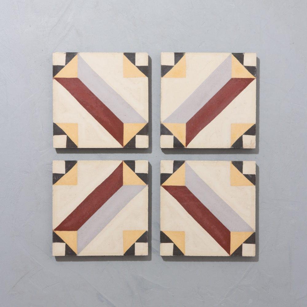 Bert & May - Handmade Bilbao Encaustic Tile (Sold per m2)  In New Condition For Sale In Bradford, GB