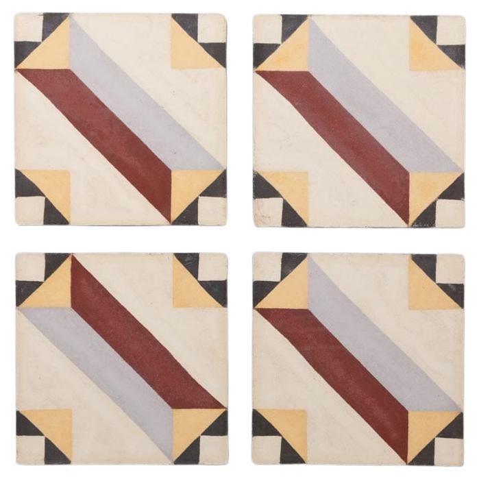 Bert & May - Handmade Bilbao Encaustic Tile (Sold per m2)  For Sale