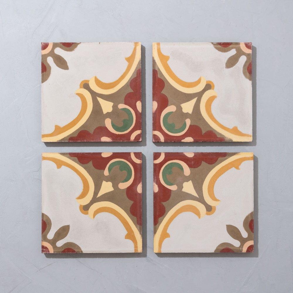 Bert & May - Handmade Rio Encaustic Tile (Sold per m2)  In New Condition For Sale In Bradford, GB