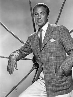 gary cooper suit Gary Cooper Posed in Suit and Tie Fine Art Print