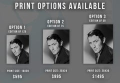 Gregory Peck Classical Portrait Fine Art Print