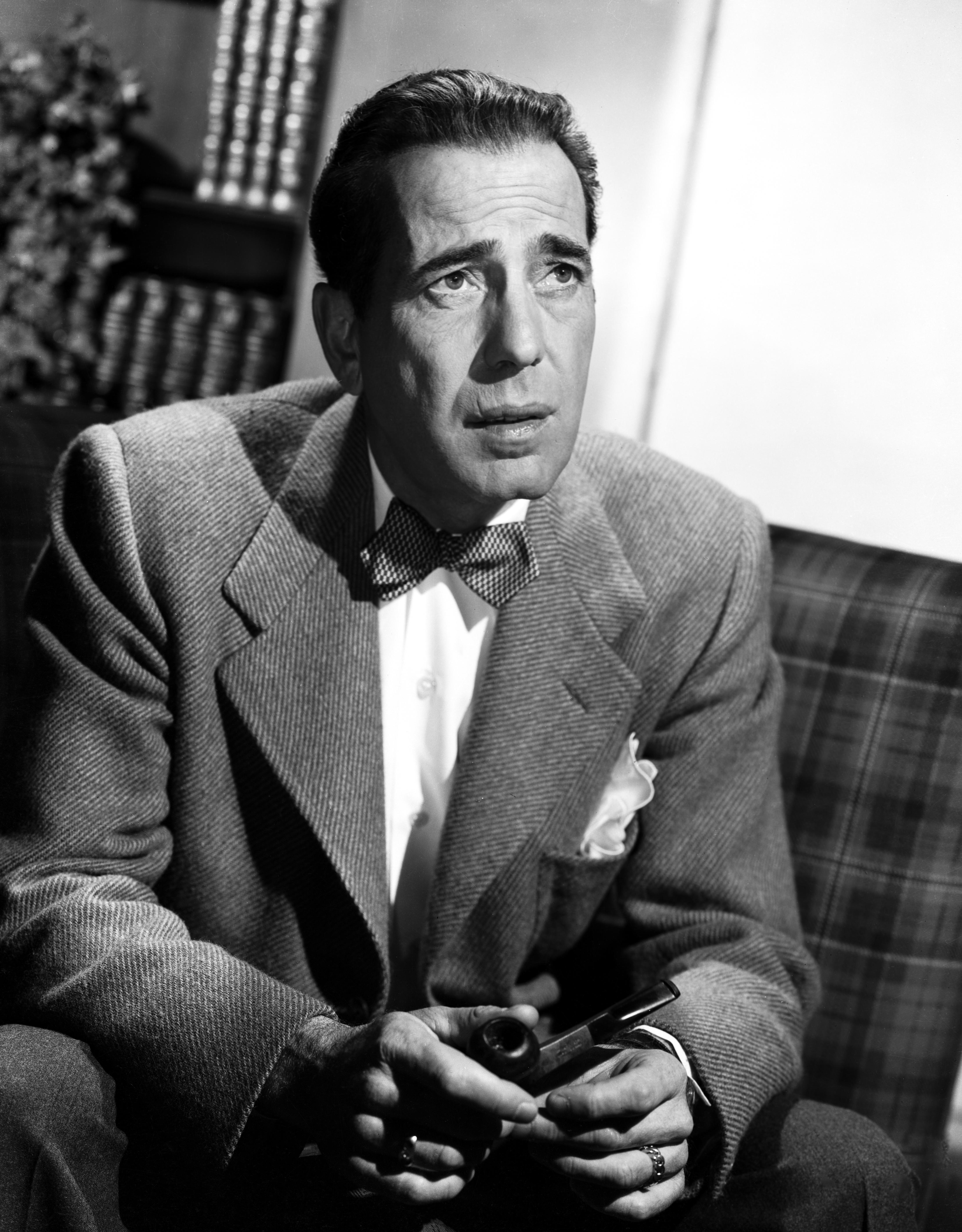 Bert Six Black and White Photograph - Humphrey Bogart Casablanca Movie Star News Fine Art Print
