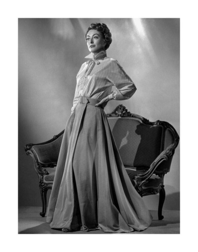 Bert Six Black and White Photograph - Joan Crawford: Classical Elegance