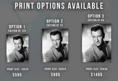 John Wayne Striking Portrait Fine Art Print