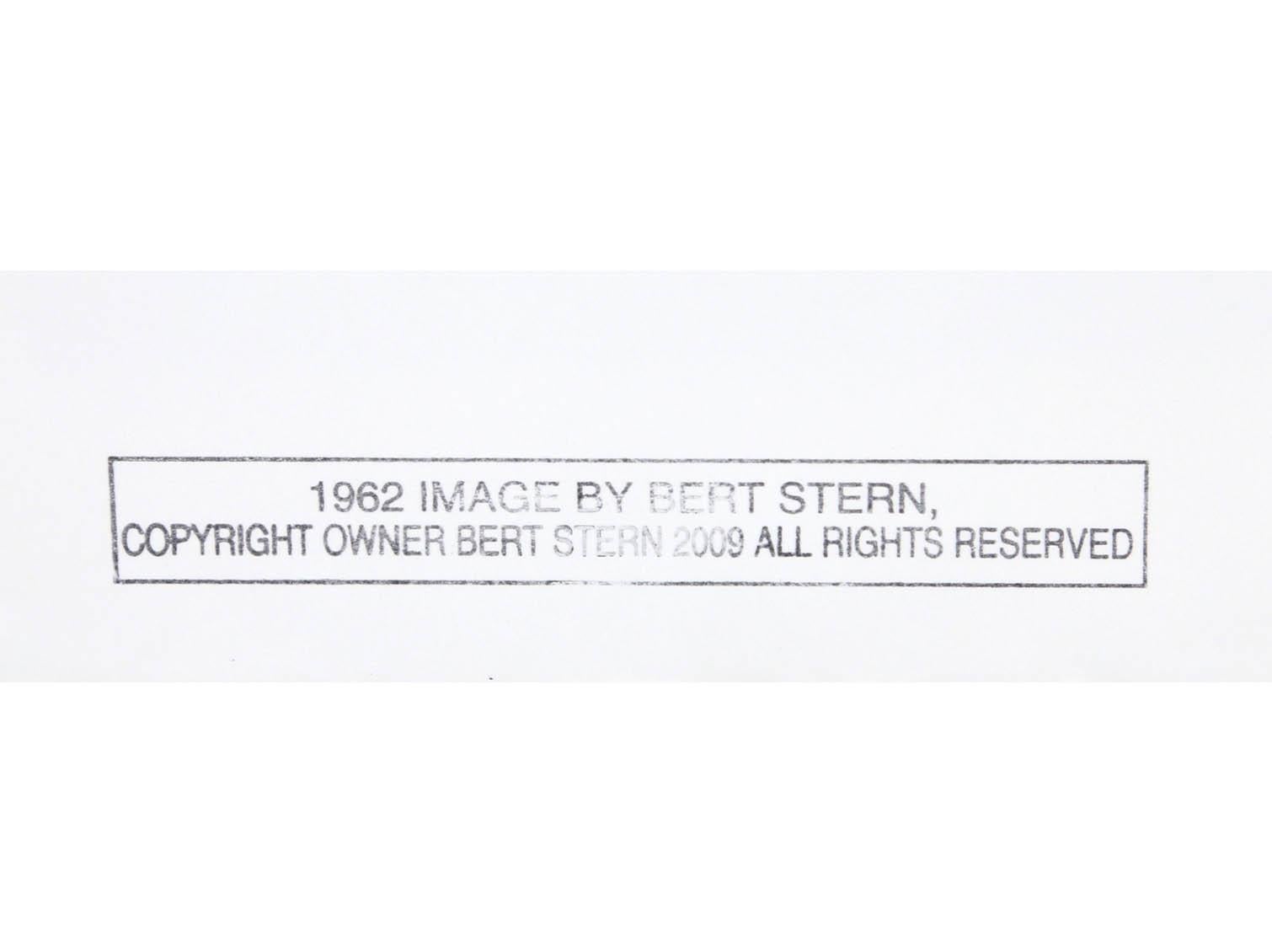 Bert Stern Marilyn roter Schal im Profil, 2010 (Papier) im Angebot
