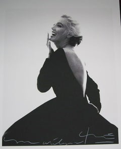 Bert stern Marilyn laughing in the famous Dior dress