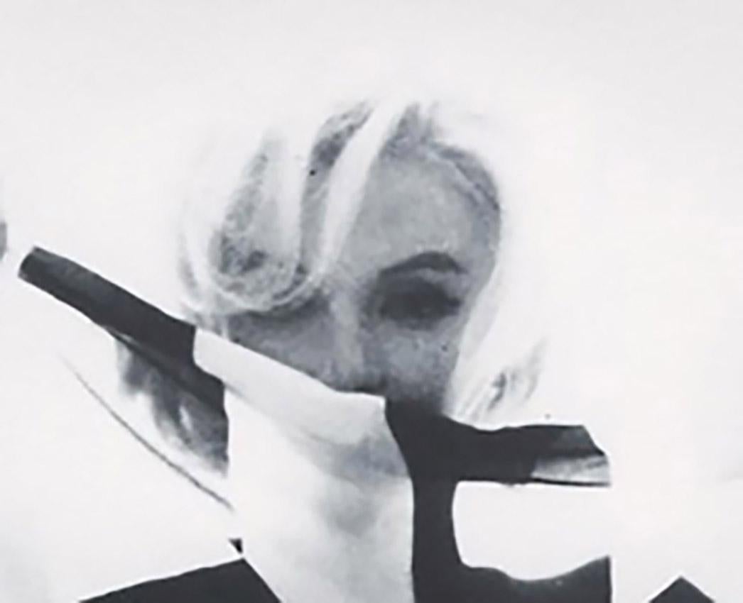 Bert stern
Marilyn Monroe  écharpe noire et blanche 
Photo mythique de la dernière séance (1962)
Impression à jet d'encre par Bert Stern
2012
signé sur les deux côtés 
certificat signé par l'artiste de son vivant
copie unique
23 X 38 cms
parfait