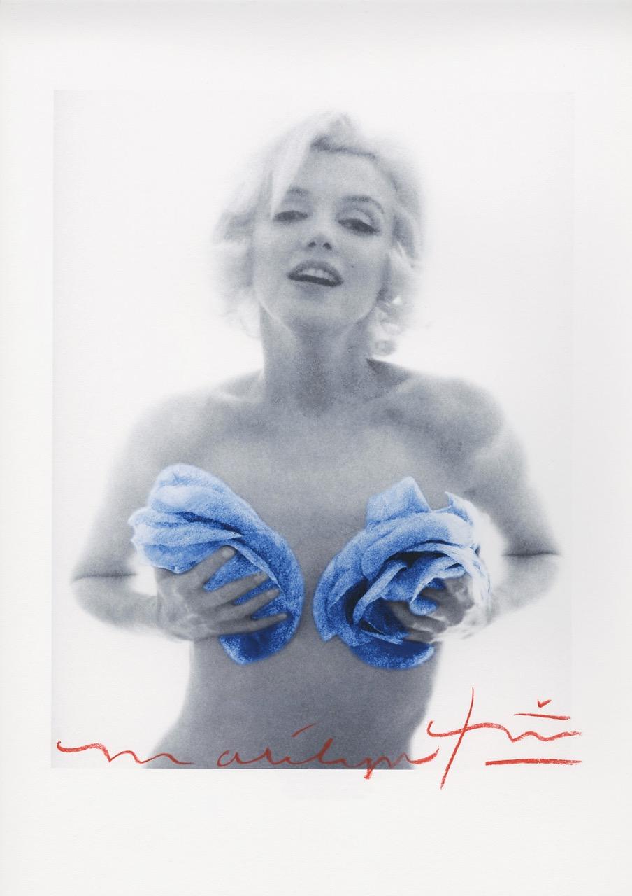 Bert stern roses classiques bleues « Marilyn Monroe »  
