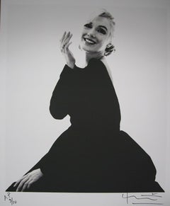 Bert stern Marilyn smiling at you in black dress