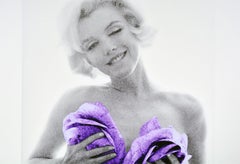BERT STERN - THE LAST SITTING - MARILYN PURPLE WINK ROSES, 1962