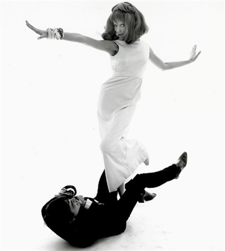 Bert Stern Black and White Photograph - David Bailey and Veruschka, Vogue New York