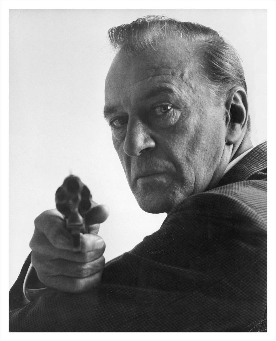 Bert Stern Portrait Photograph - Gary Cooper, 1960 BLACK AND WHITE MID CENTURY HOLLYWOOD GLAMOUR