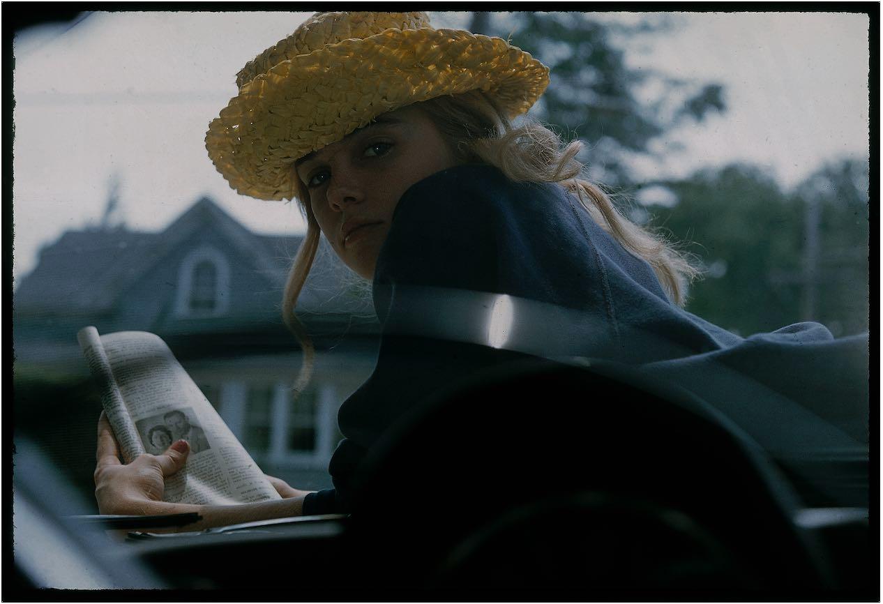 Bert Stern Portrait Photograph - Lolita, On the Road - Sag Harbor 