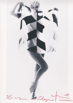 Marilyn in the Black and White Scarf