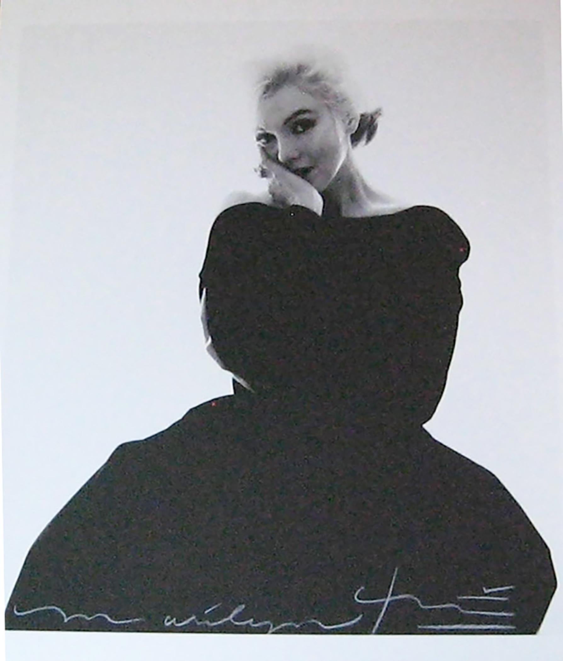 Bert stern
Marilyn looking at you in the Vogue dress
The last sitting (1962)
superb and large photo of Marilyn Monroe in Christian Dior's mythical black dress for Vogue magazine
photographic paper 
format 91 X61 cms
image 61 x 56 cms
signed and