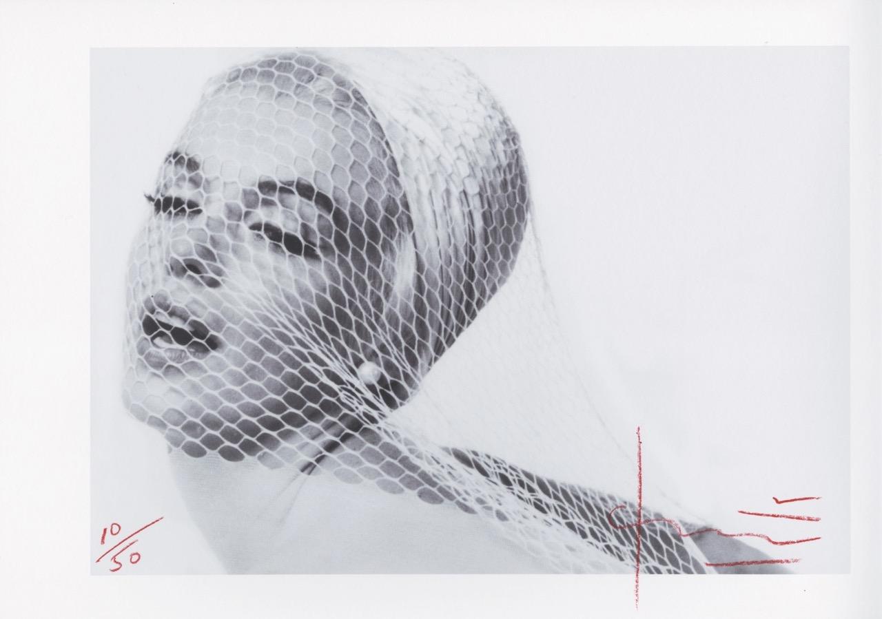 Bert Stern Portrait Photograph - Marilyn in the Wedding Veil