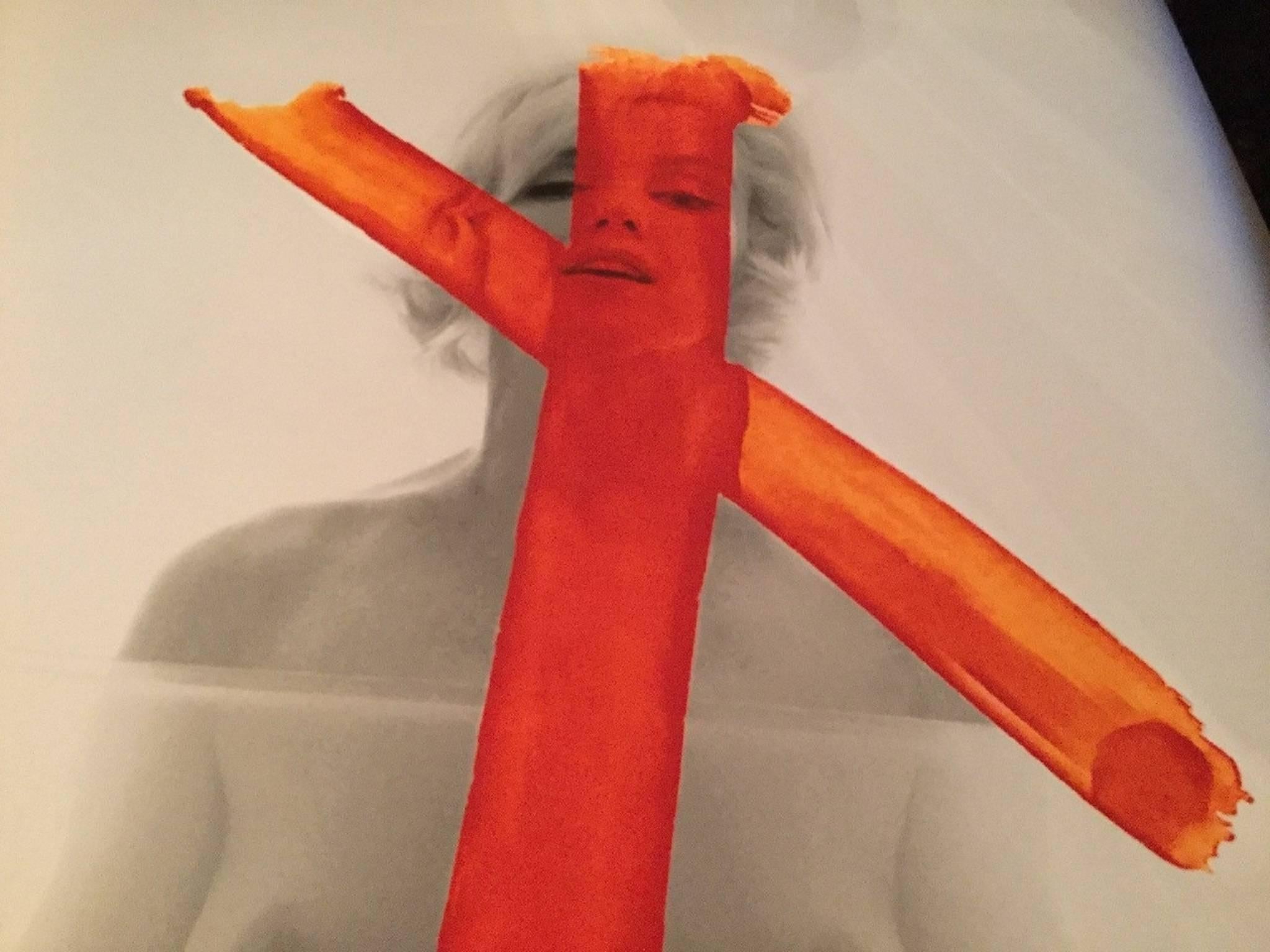Marilyn Monroe Crucifix 2 - Photograph by Bert Stern