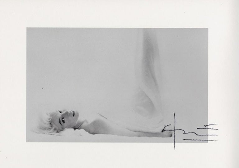 Marilyn Monroe . In the clouds . The last sitting - Gray Nude Photograph by Bert Stern