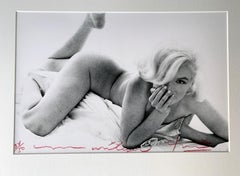 Marilyn Monroe Nude on Bed, The Last Sitting, Celebrity Portrait Photography