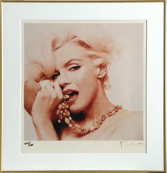 Marilyn Monroe: The Last Sitting (Biting Thumb), Photograph by Bert Stern