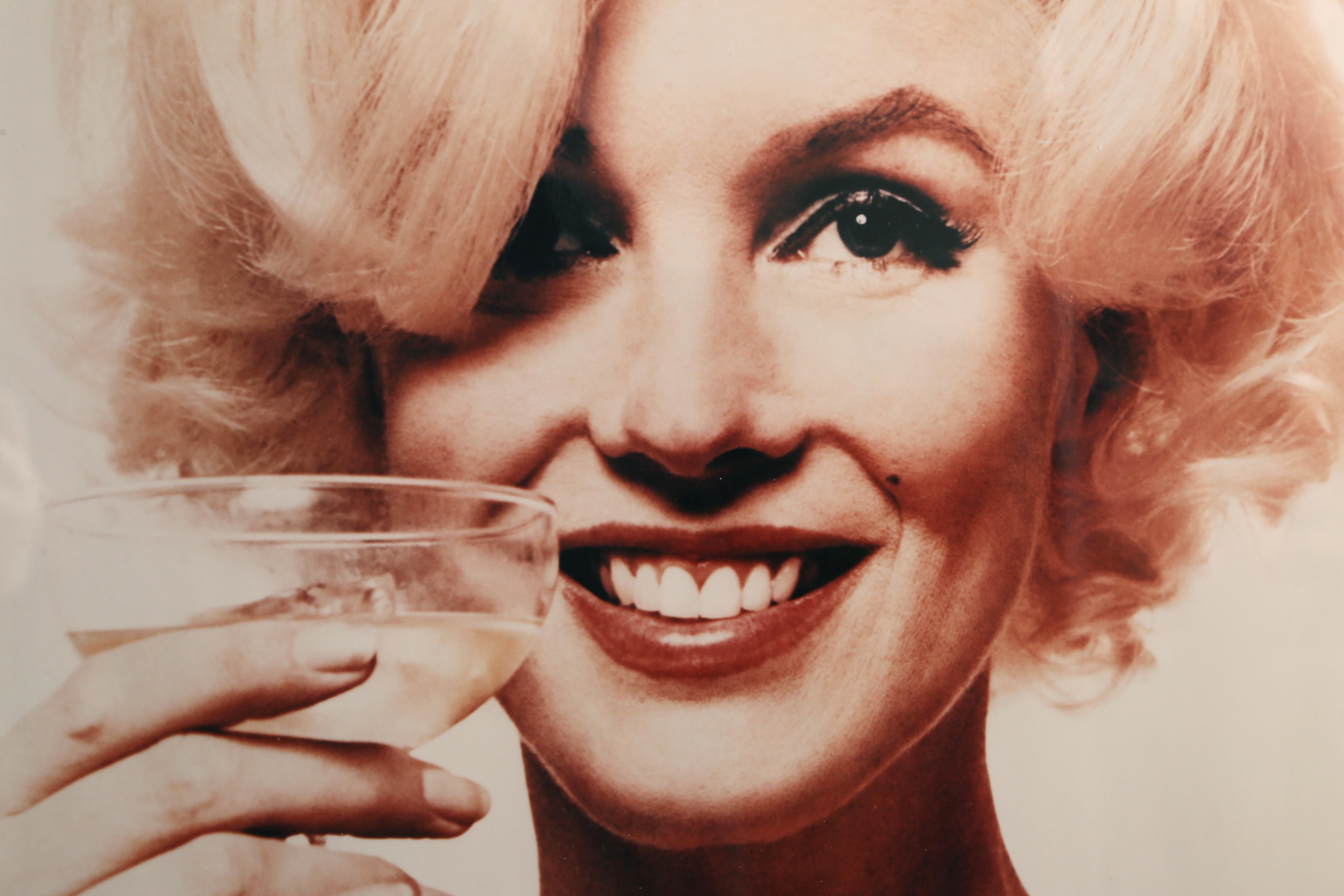 Marilyn Monroe: The Last Sitting (Holding a Cocktail), Photograph by Bert Stern  1